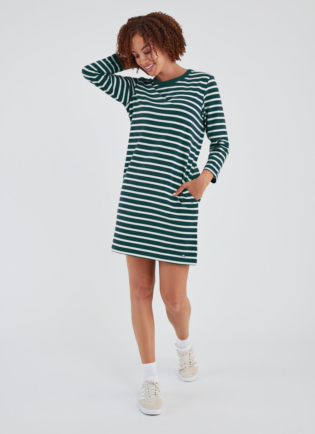 Robe-dress-newport-pineland-pearl-stripe