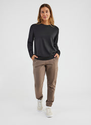 evora top black front