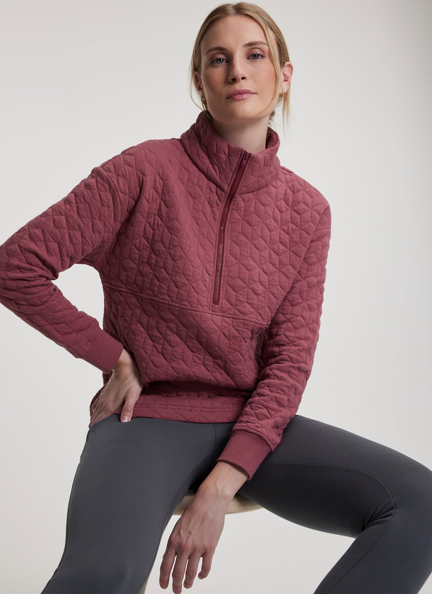 FREYA Quilted Sweater