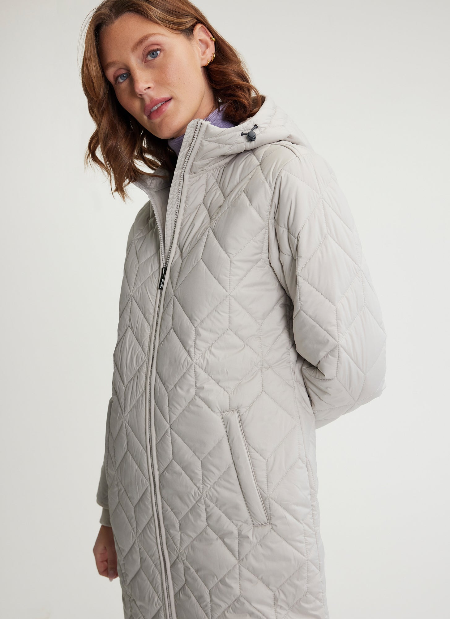 JUNO Long Hooded Jacket