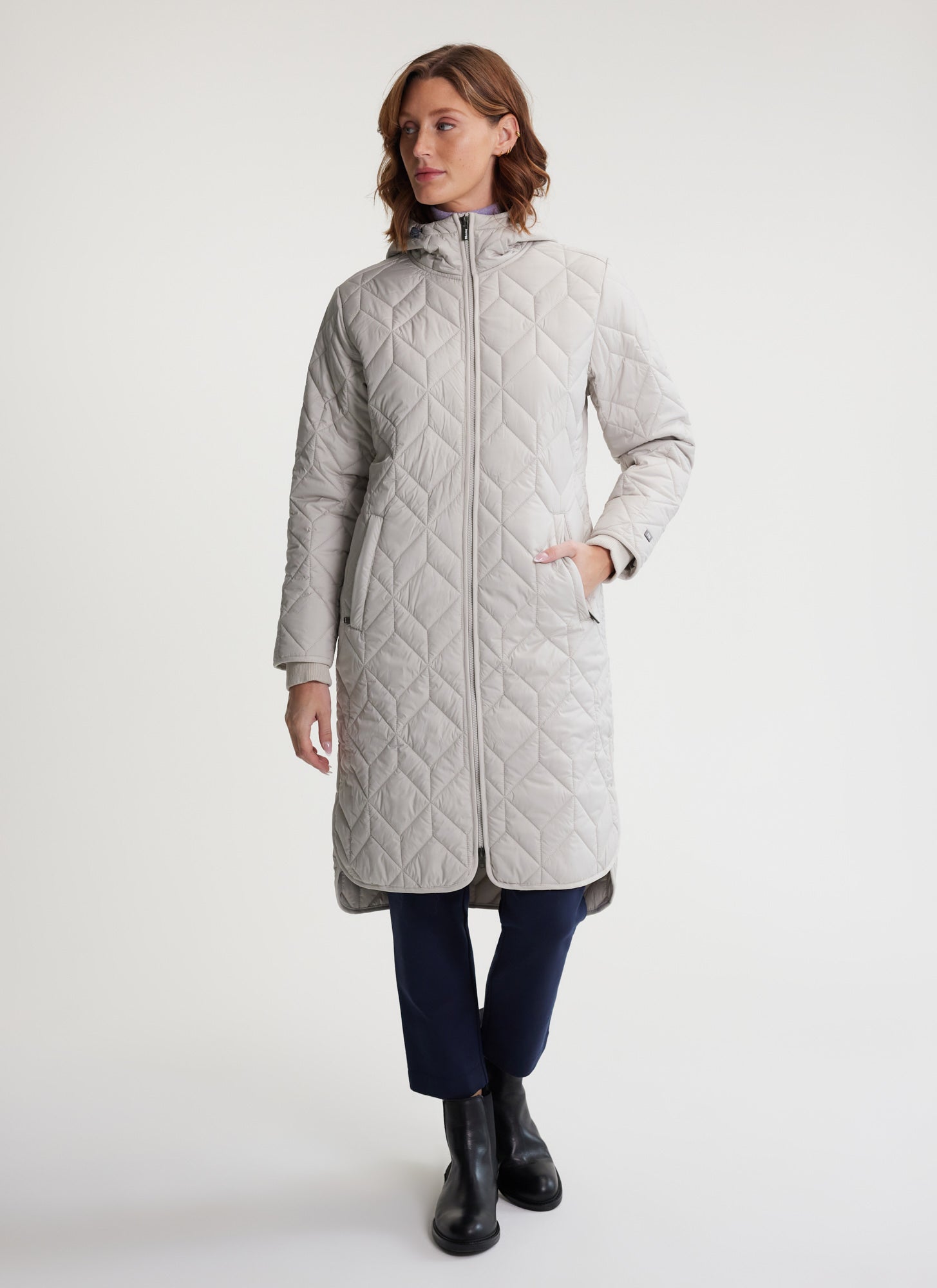 Manteau long à capuchon JUNO