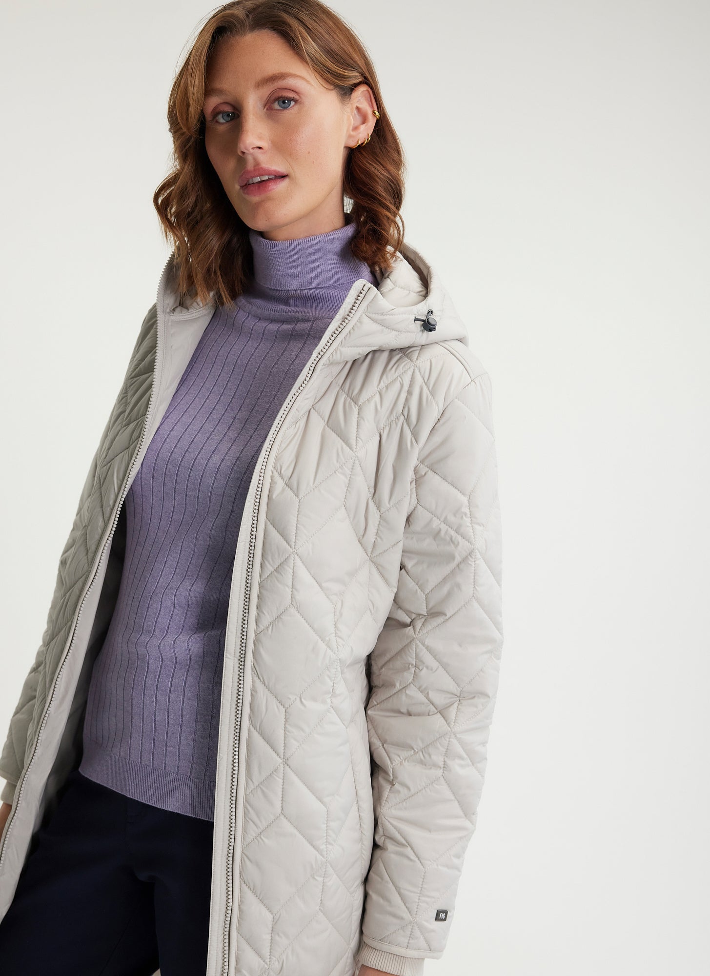 JUNO Long Hooded Jacket