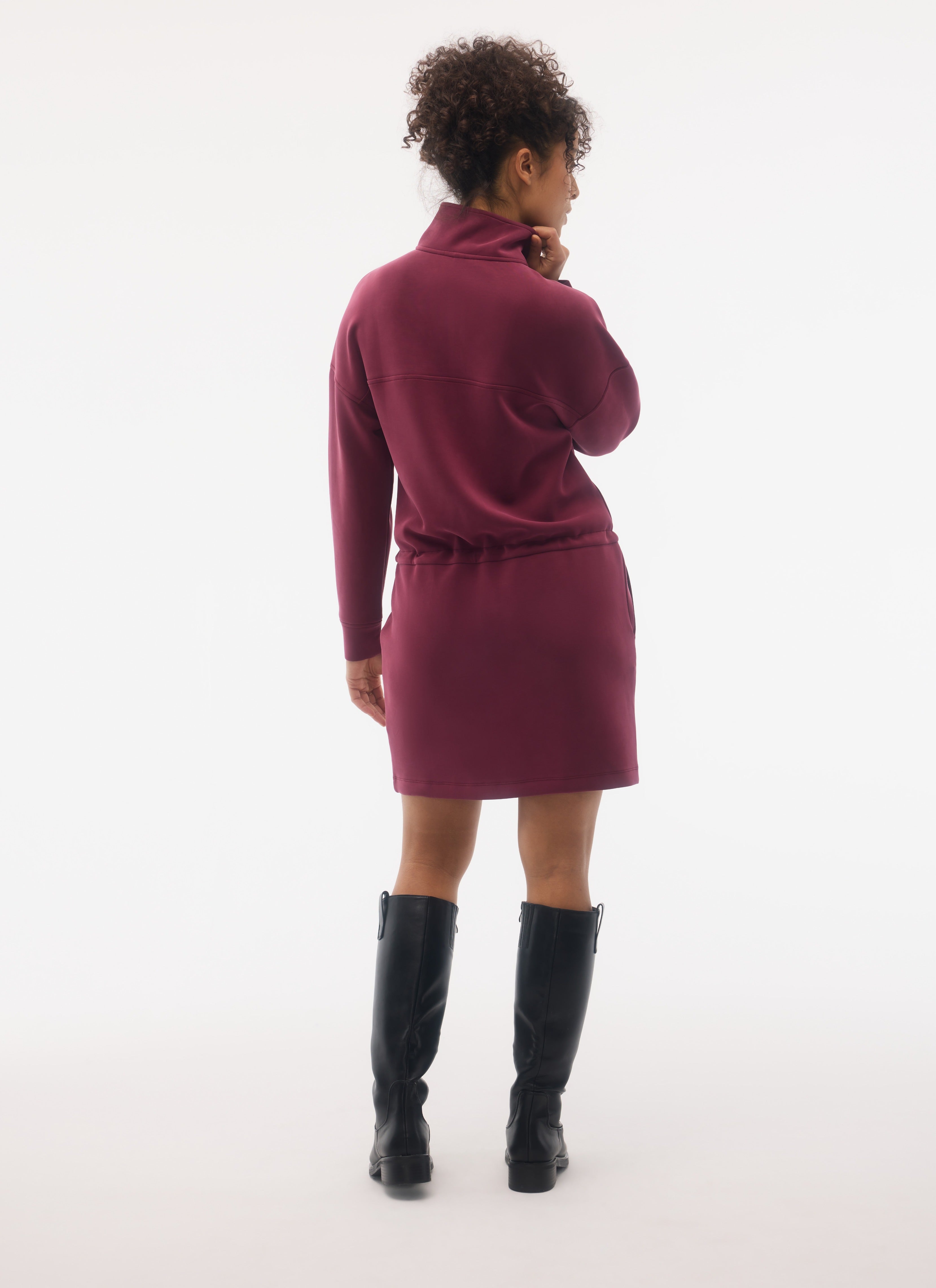 AURORA 1/2 zip dress