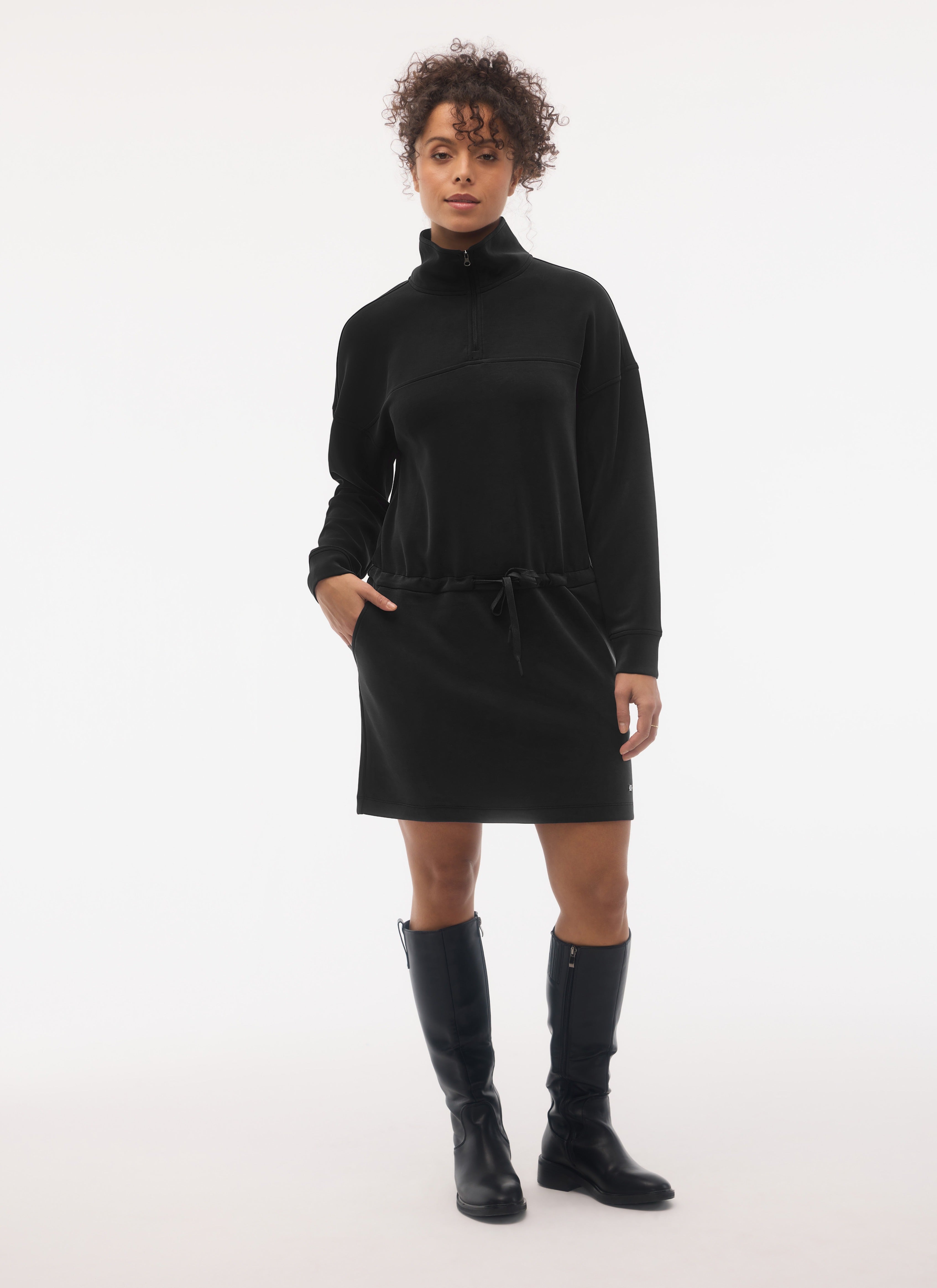 AURORA 1/2 zip dress