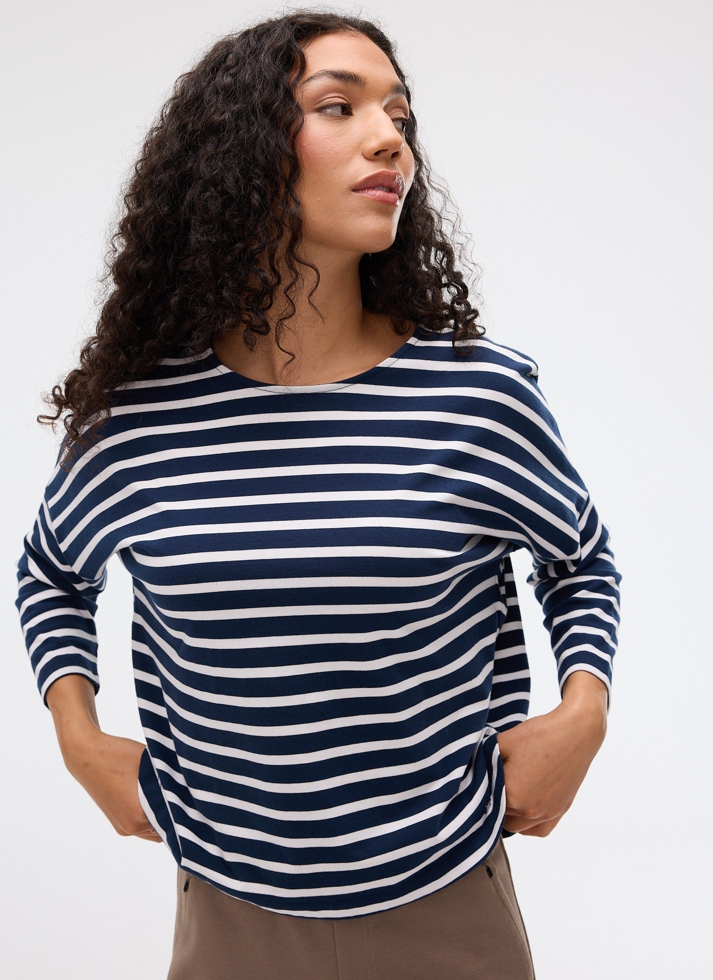 NEWPORT 7/8 Sleeves Breton Top