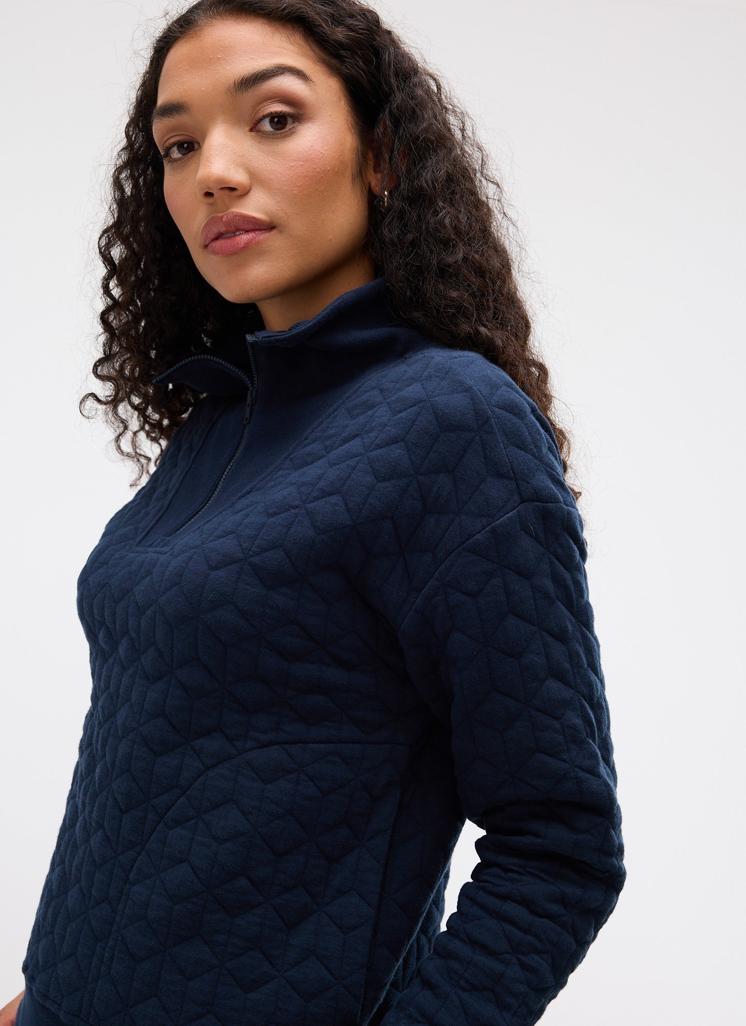 ASTRID Half-Zip Neck Sweatshirt