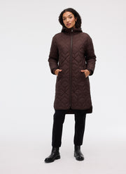 Manteau long à capuchon JUNO