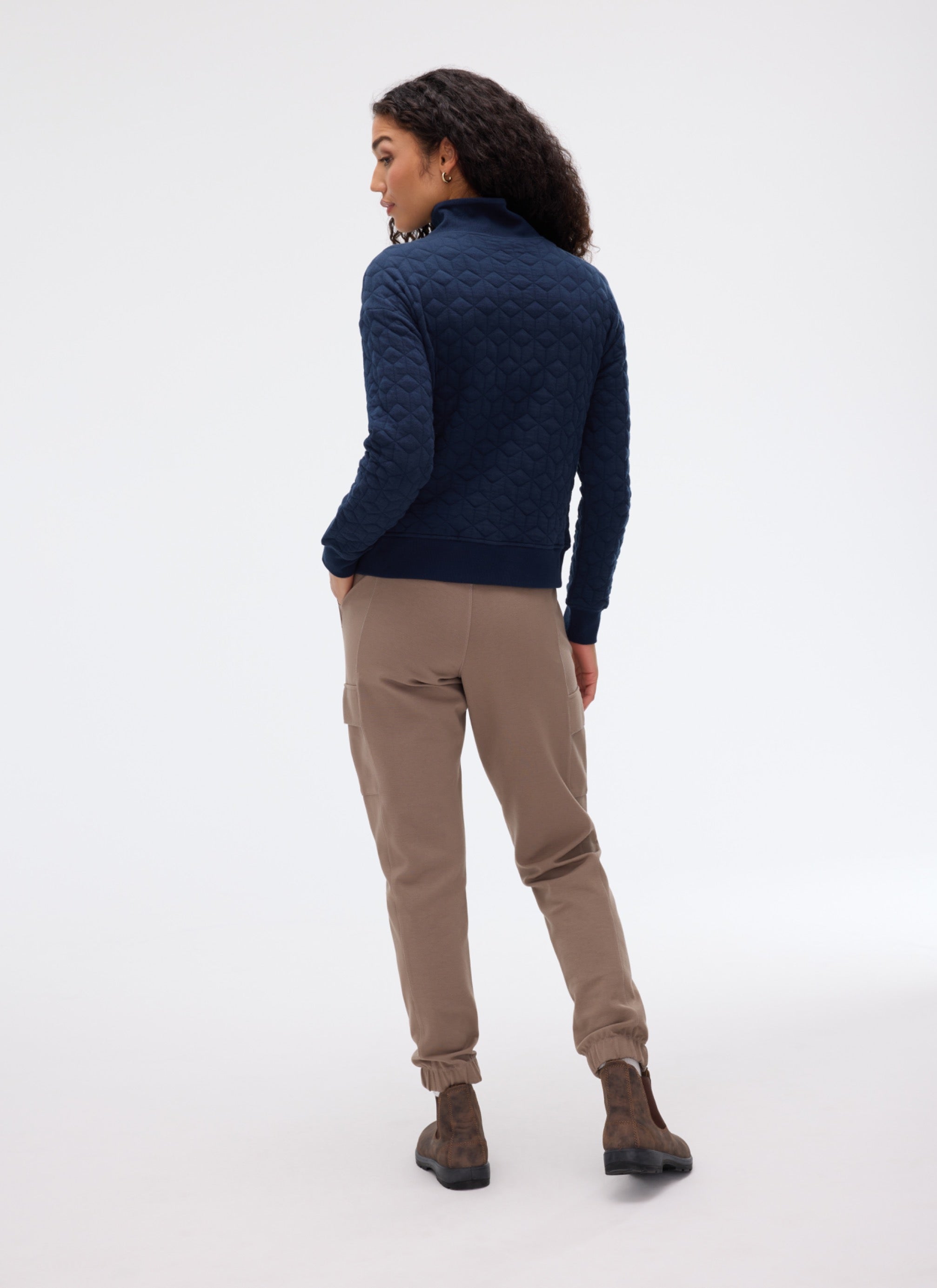 ASTRID Half-Zip Neck Sweatshirt